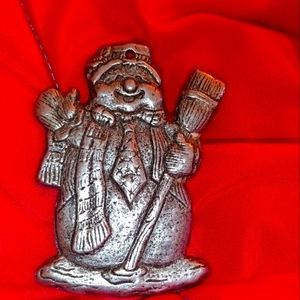 1993 Snowman Christmas Holiday Ornament